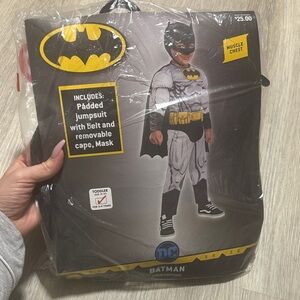 DC Batman Kids Costume in Black and Gray
